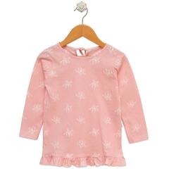 Remera rosa en gotita
