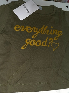 Remera puro algodón everything good - comprar online