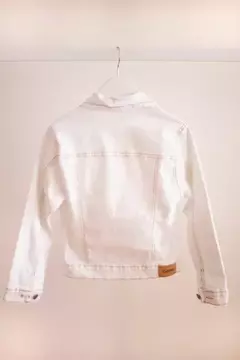 Campera de jean blanco - comprar online