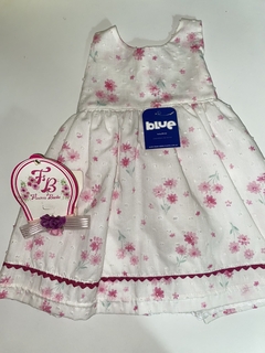 vestido Blue de plumeti