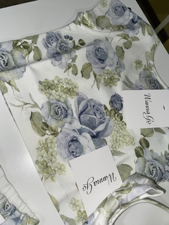 Remera corta rosas - comprar online