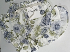 Short volados rosas