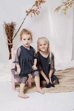 Vestido de tul forrado