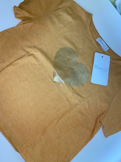 Remera pupera corazón - comprar online