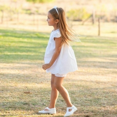 Camisa de broderie blanca - comprar online