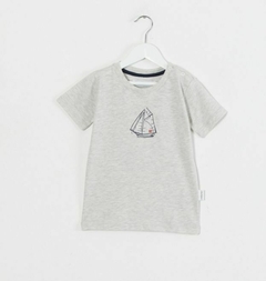 Remera velero gris