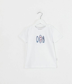 Remera surf blanca