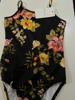malla estampa flores niña