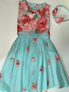 Vestido de poplin wanna go flores
