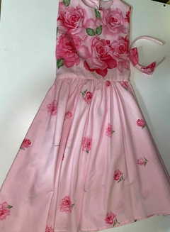 Vestido de poplin wanna go flores en internet