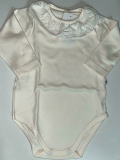 Body cuello broderie romantic