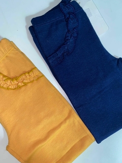 Calza de algodón con voladitos en bolsillos - comprar online