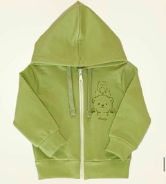 Campera en Frisa Soft Elastizada con Estampa Ositos