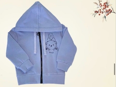 Campera en Frisa Soft Elastizada con Estampa Ositos