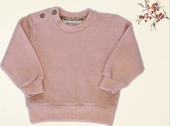 Buzo de Angorina Morley. Rosa viejo. Mini beba