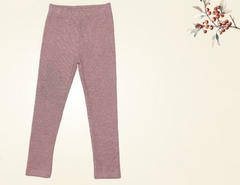 Leggings en lanilla lurex