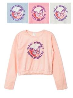 Remera con elástico, estampa