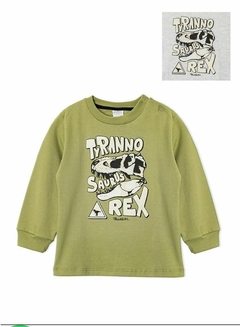 Remera bebe estampa engomada