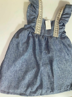 Vestido de lino con breteles
