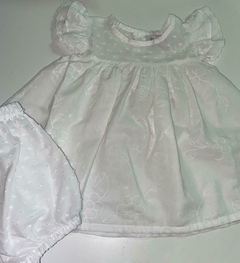 Vestido de voile y plumeti