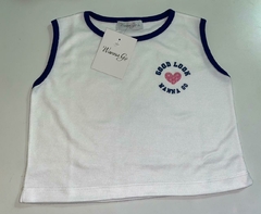 Remera corta sin mangas good look