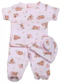 Conjunto en 3 piezas: bata, ranita y gorro - comprar online