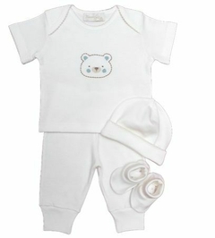 Conjunto en interlock pima bordado Conejo - comprar online
