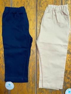 Pantalón de bebe gabardina elástizada - comprar online