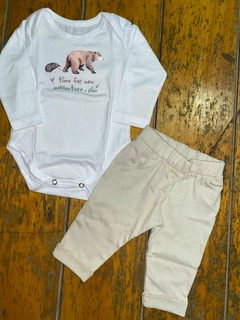 Body mas pantaloncito interlock - comprar online