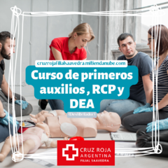 SÁBADO 14/06/25 - Curso de PPAA, RCP y DEA (5hs) - 09 a 14 hs
