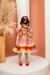 VESTIDO JUNINO VERMELHO/AMARELO - Laura Mini Closet