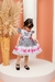 VESTIDO JUNINO PRETO/BRANCO - comprar online
