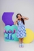 VESTIDO STITCH - AZUL - Laura Mini Closet
