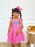 VESTIDO XADREZ ROSA - comprar online