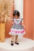 VESTIDO JUNINO PRETO/BRANCO - loja online