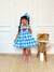 VESTIDO XADREZ AZUL na internet