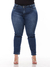 Calça Cropped Jeans Cintura Alta 5683 Plus Size Elastano Strecht - Fact Jeans