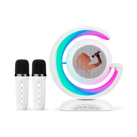 Bocina Bluetooth Luz RGB + Micrófono