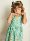 Vestido Infantil Menina Alphabeto Borboflor aqui na Suricatto Moda Infantil em Aracaju Sergipe e Belo Horizonte