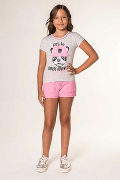 Conjunto Let's Be de Blusa e Short Vic&Vicky - Suricatto Store