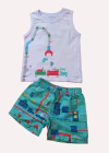Conjunto Infantil Menino "Trucs" Alphabeto