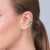 Piercing Fake Orelha Gota Turmalina