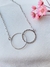 Colar Aros Ródio