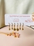 Trio Argolas Esferas - comprar online