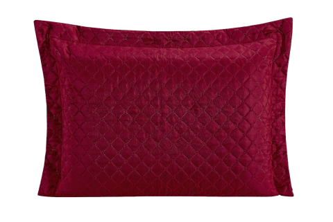 PORTA TRAVESSEIRO REQUINTE LISO - VERMELHO