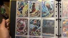 671 cartas de dragon ball héroes + 26 packs sellados Vjump + 100 slaves + binder con 25 micas - comprar en línea