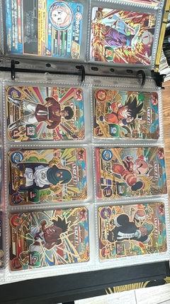 671 cartas de dragon ball héroes + 26 packs sellados Vjump + 100 slaves + binder con 25 micas - comprar en línea
