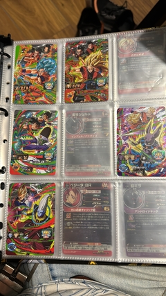 671 cartas de dragon ball héroes + 26 packs sellados Vjump + 100 slaves + binder con 25 micas - comprar en línea