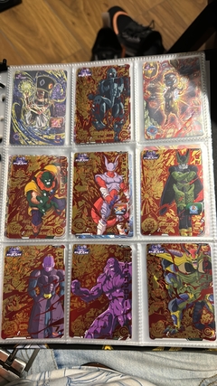 671 cartas de dragon ball héroes + 26 packs sellados Vjump + 100 slaves + binder con 25 micas - Gamebusters