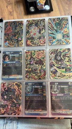 671 cartas de dragon ball héroes + 26 packs sellados Vjump + 100 slaves + binder con 25 micas en internet